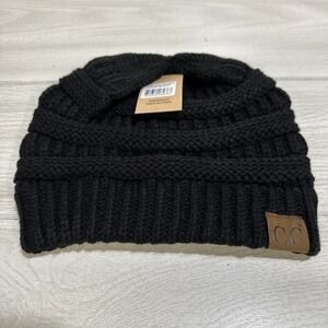 C.C Women's (One Size) Chunky‎ Soft Ribbed Cable Knit Skull Cap Beanie Acrylic
